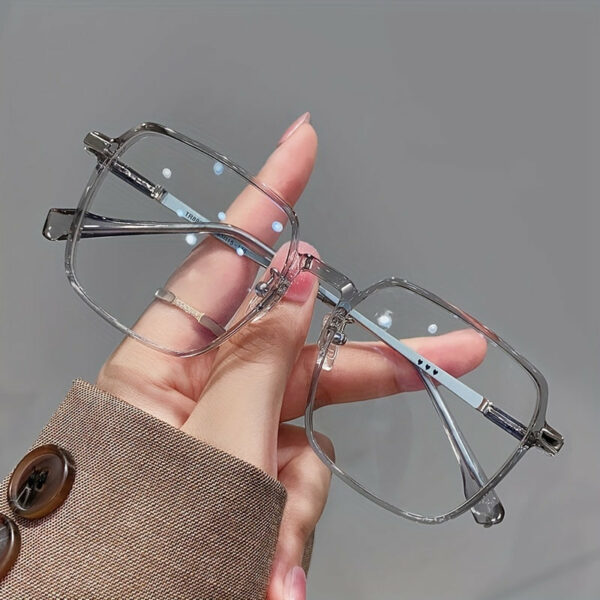Ultra-Thin Clear Plastic Frames for Gender-Neutral Chic Glasses - Image 5