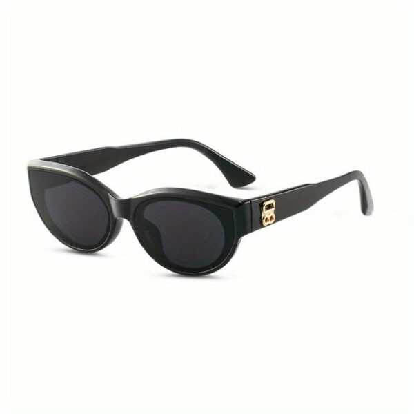 1 PC Korean Style Oval Cat Eye SunglassesSmall Frame Sunglasses UV Protection And Sun Protection Sunglasses