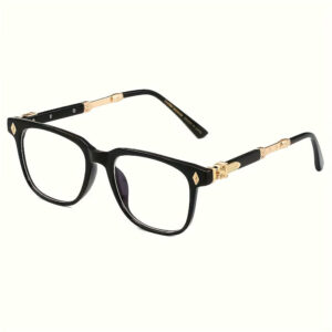 Four-piece Set Men's And Women's Glasses, Vintage Square Frame Blue Light Blocking Glasses, TAC Lens, PC Frame, Ideal for Climbing, Fishing, Running, Decorative Glasses with Cleaning Cloth Fashion Glasses Cat Eye Fashion High-end Fashion Glasses 1