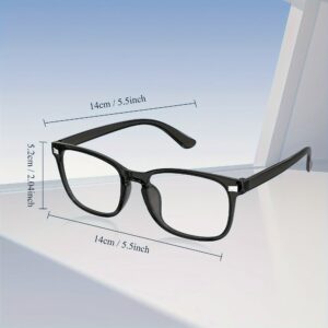 2pcs Blue Light Blocking Glasses for Computer, TV & Gaming - Stylish Black & Brown Tortoiseshell Rim Design, Full-Rim Protection, Comfortable Fit, Includes Cleaning Cloth