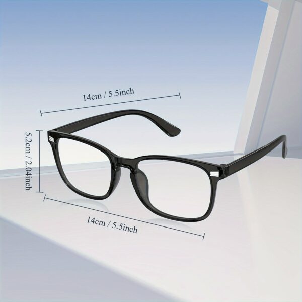2pcs Blue Light Blocking Glasses for Computer, TV & Gaming - Stylish Black & Brown Tortoiseshell Rim Design, Full-Rim Protection, Comfortable Fit, Includes Cleaning Cloth